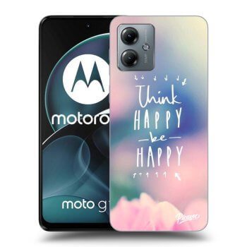 Husă pentru Motorola Moto G14 - Think happy be happy