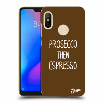Picasee husă neagră din silicon pentru Xiaomi Mi A2 Lite - Prosecco then espresso