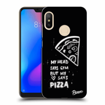 Picasee husă neagră din silicon pentru Xiaomi Mi A2 Lite - Pizza
