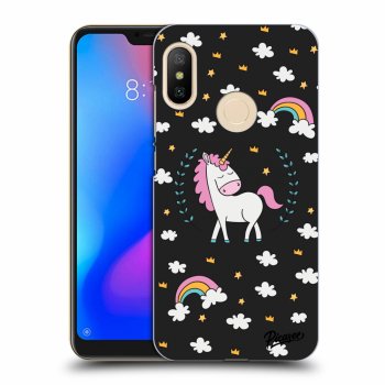 Picasee husă neagră din silicon pentru Xiaomi Mi A2 Lite - Unicorn star heaven
