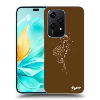 Husă pentru Honor 200 Lite - Brown flowers