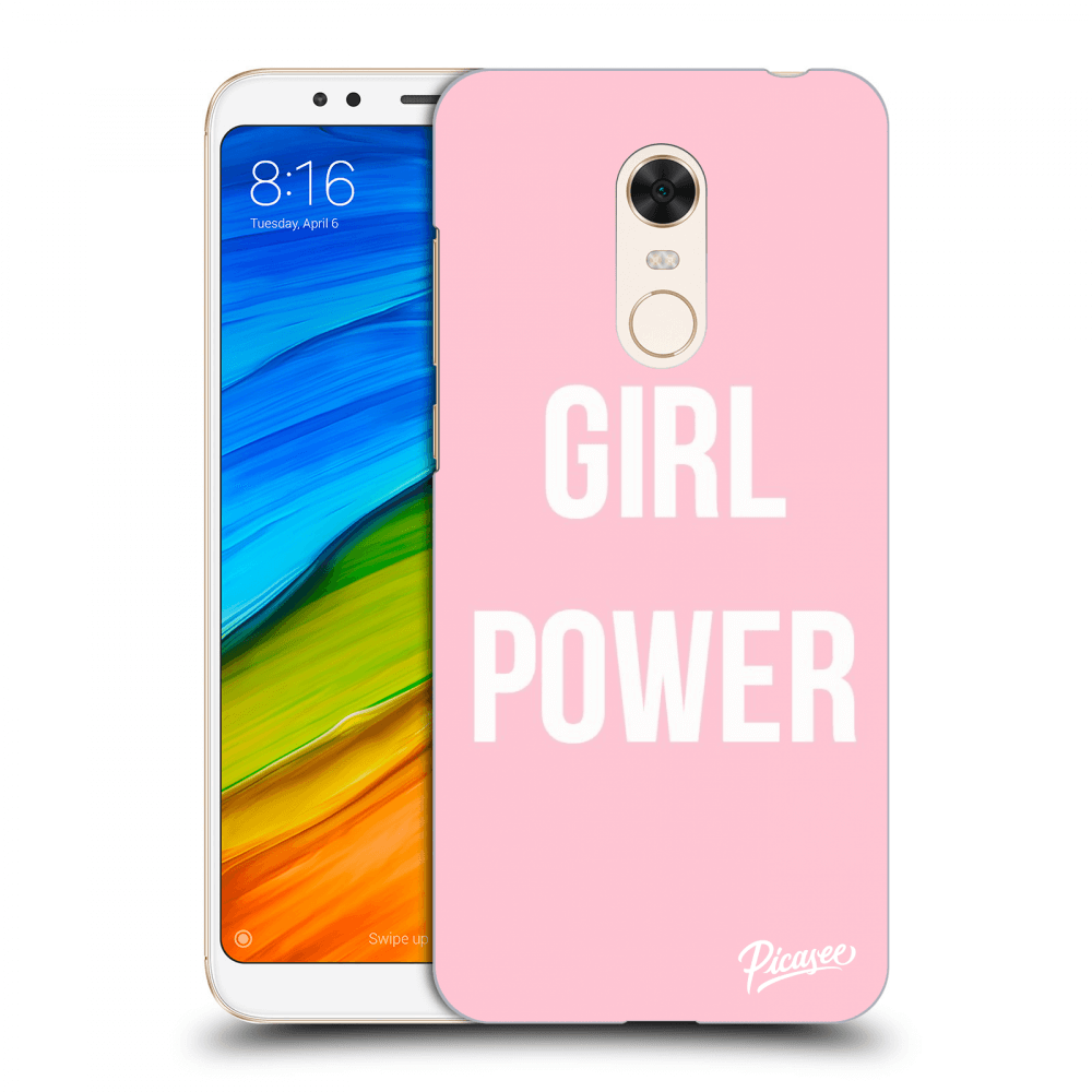 Picasee husă transparentă din silicon pentru Xiaomi Redmi 5 Plus Global - Girl power
