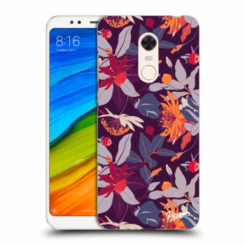Husă pentru Xiaomi Redmi 5 Plus Global - Purple Leaf