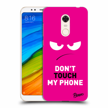 Husă pentru Xiaomi Redmi 5 Plus Global - Angry Eyes - Pink