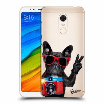 Picasee husă transparentă din silicon pentru Xiaomi Redmi 5 Plus Global - French Bulldog
