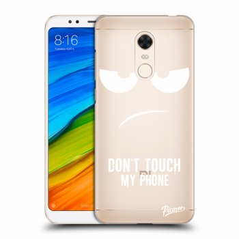 Picasee husă transparentă din silicon pentru Xiaomi Redmi 5 Plus Global - Don't Touch My Phone