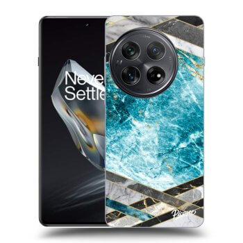 Husă pentru OnePlus 12 5G - Blue geometry