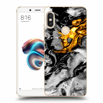 Husă pentru Xiaomi Redmi Note 5 Global - Black Gold 2