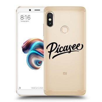 Husă pentru Xiaomi Redmi Note 5 Global - Picasee - old logo - black