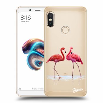 Husă pentru Xiaomi Redmi Note 5 Global - Flamingos couple