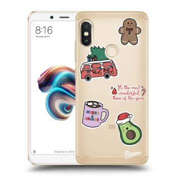 Husă pentru Xiaomi Redmi Note 5 Global - Christmas Stickers