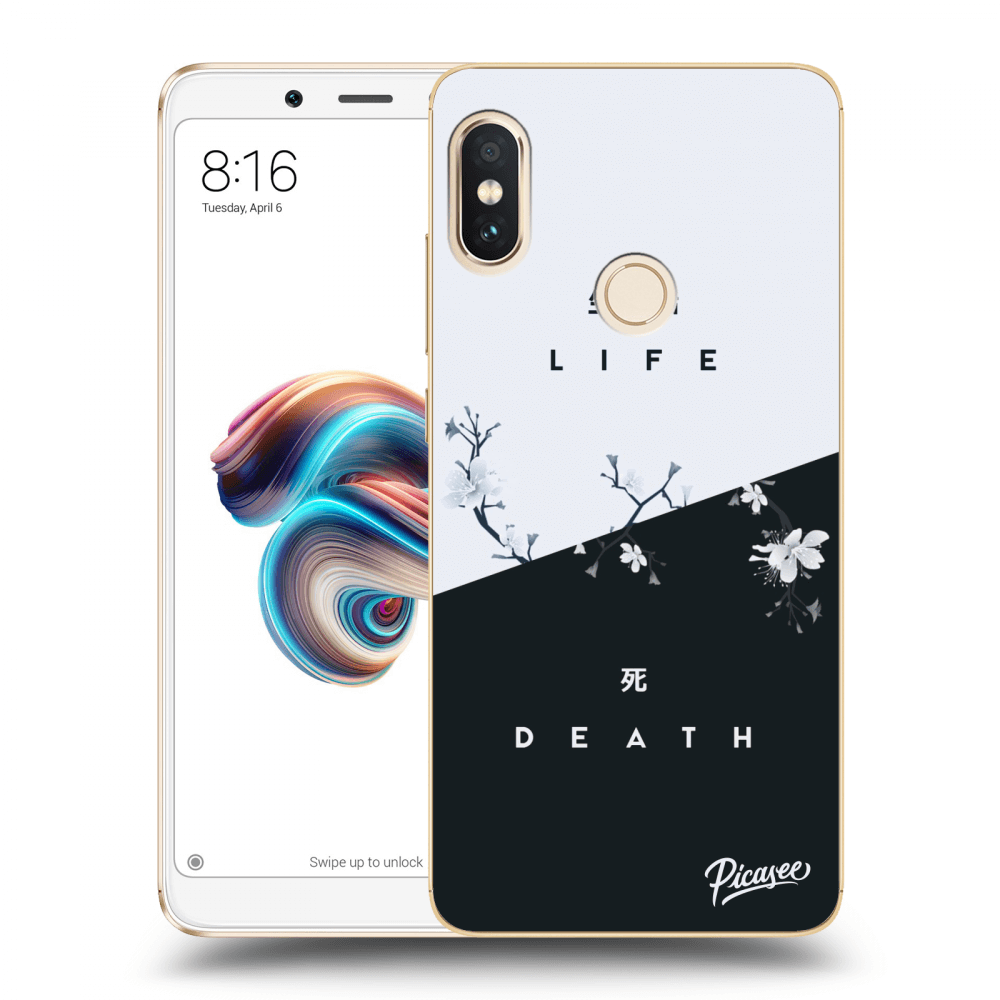 Picasee husă transparentă din silicon pentru Xiaomi Redmi Note 5 Global - Life - Death