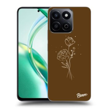 Husă pentru Honor 200 Smart 5G - Brown flowers