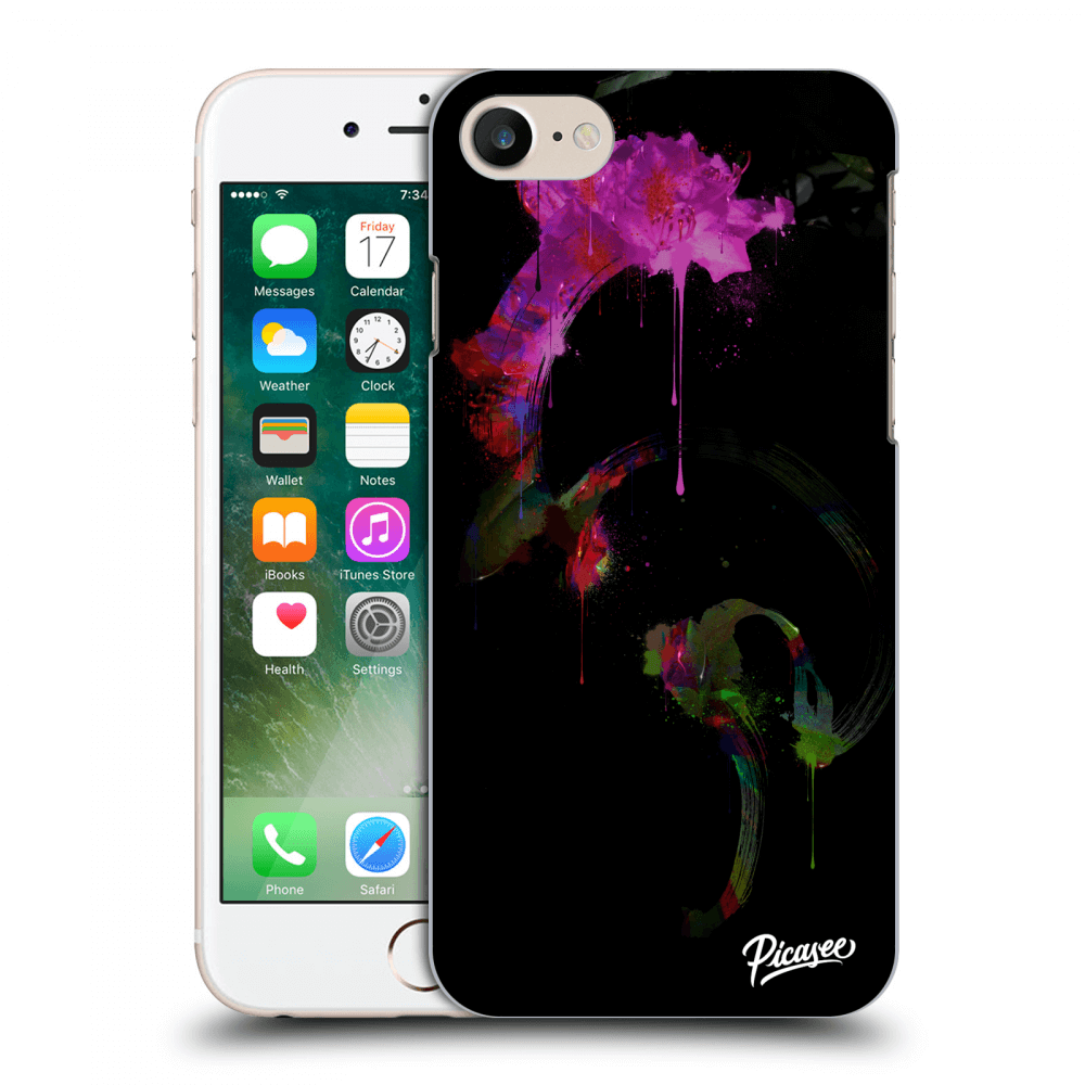 Picasee ULTIMATE CASE pentru Apple iPhone 7 - Peony black