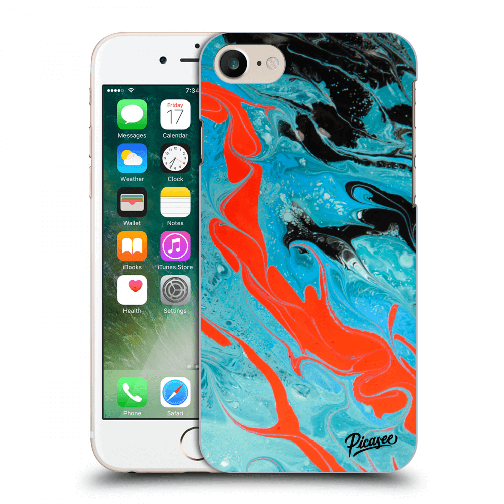 Picasee ULTIMATE CASE pentru Apple iPhone 7 - Blue Magma