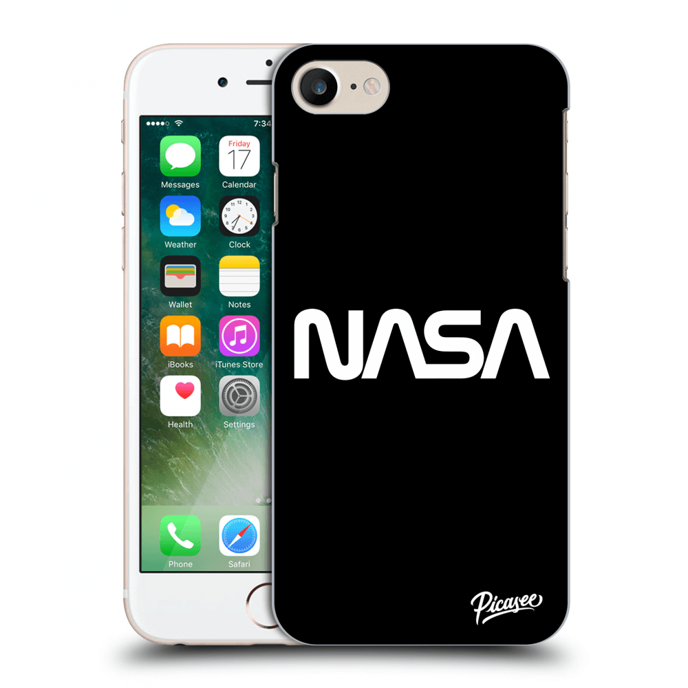 Picasee husă transparentă din silicon pentru Apple iPhone 7 - NASA Basic