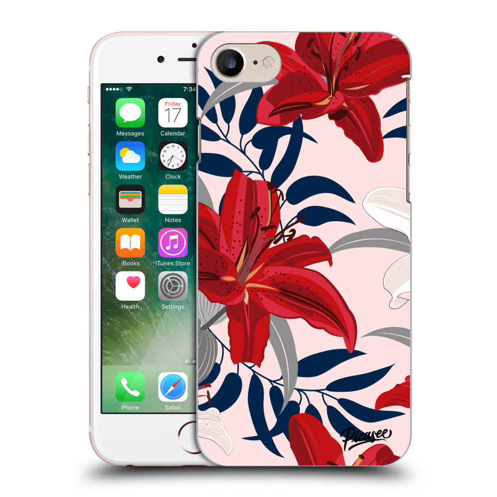 Picasee ULTIMATE CASE pentru Apple iPhone 7 - Red Lily