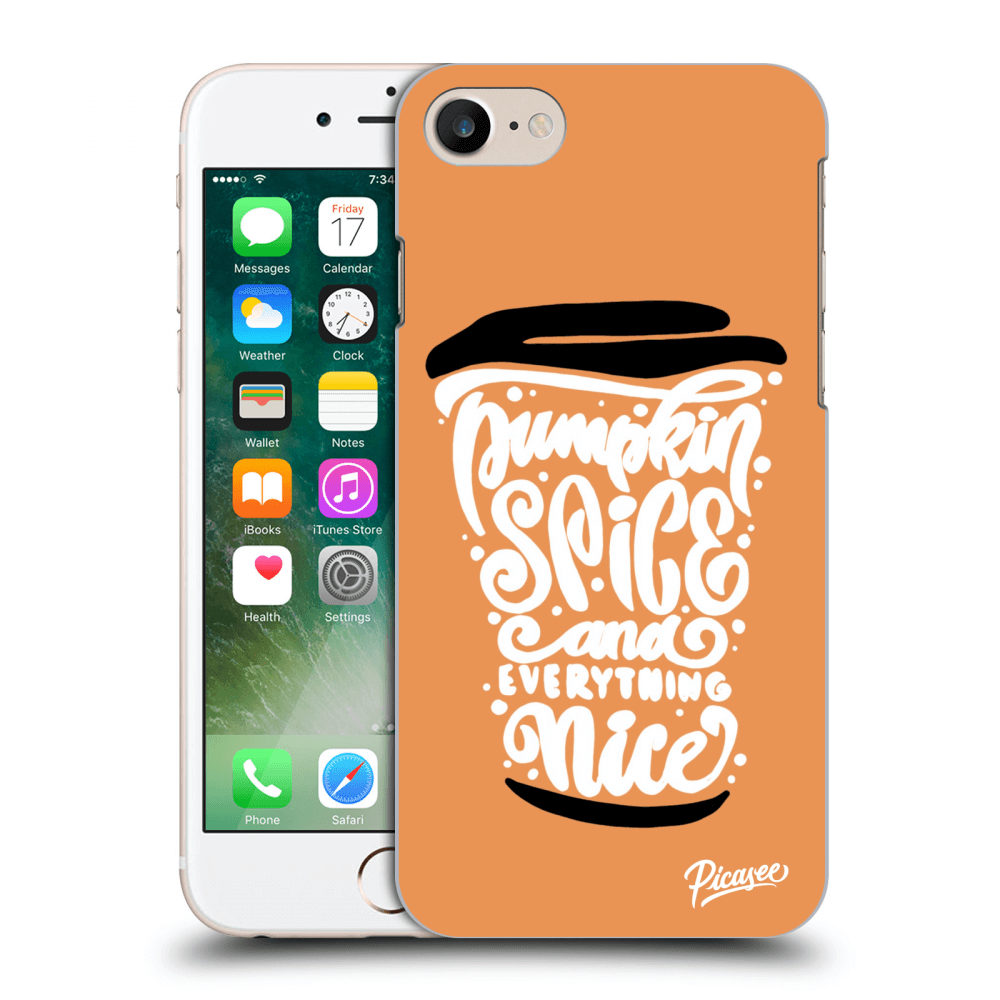 Picasee ULTIMATE CASE pentru Apple iPhone 7 - Pumpkin coffee