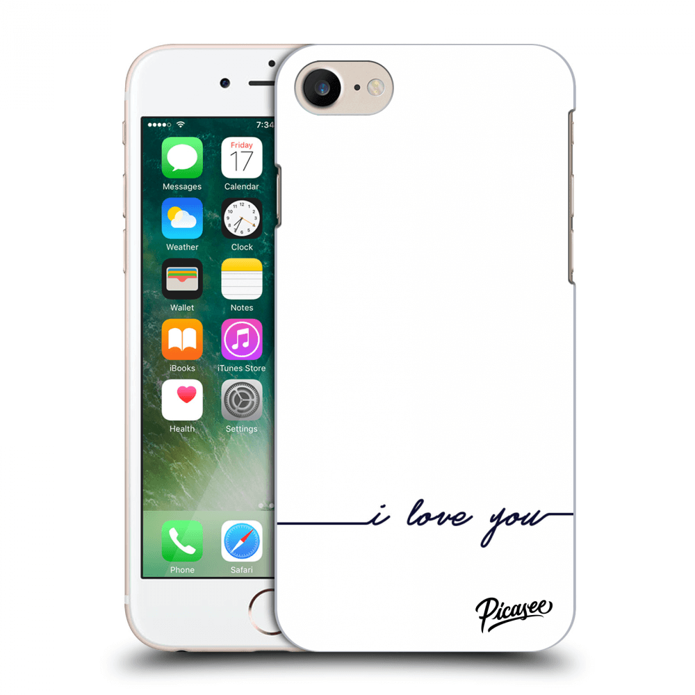 Picasee ULTIMATE CASE pentru Apple iPhone 7 - I love you