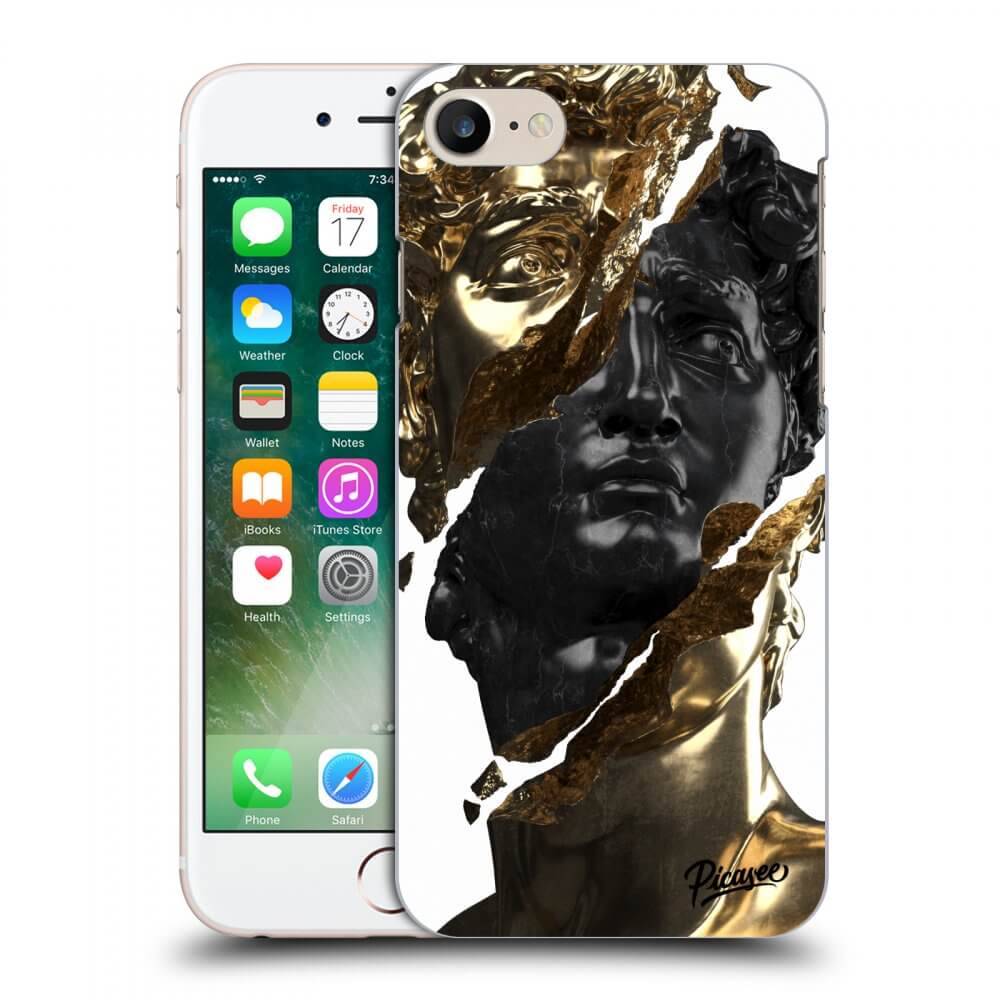 Picasee ULTIMATE CASE pentru Apple iPhone 7 - Gold - Black