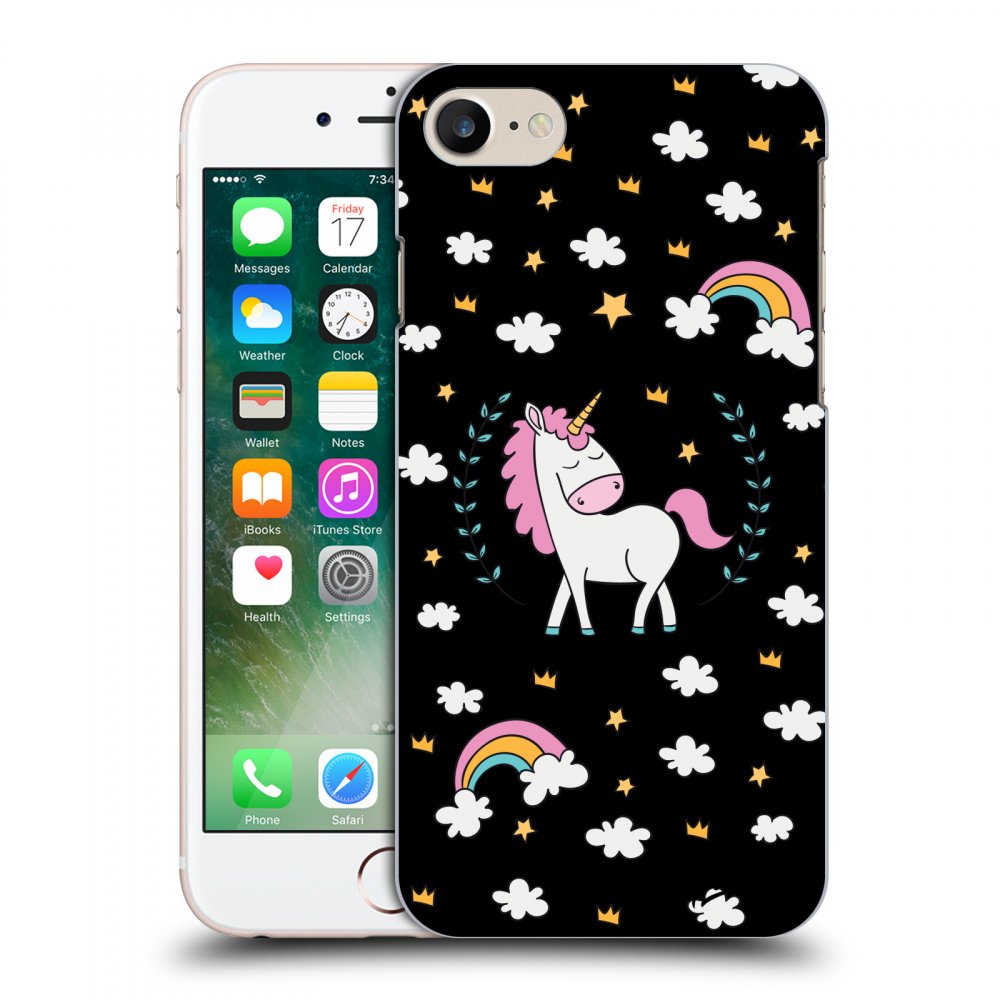 Picasee ULTIMATE CASE pentru Apple iPhone 7 - Unicorn star heaven
