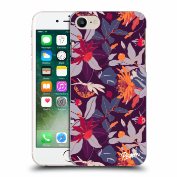Husă pentru Apple iPhone 7 - Purple Leaf