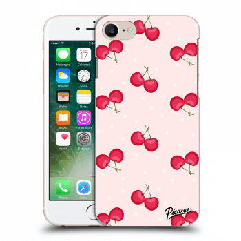 Picasee husă transparentă din silicon pentru Apple iPhone 7 - Cherries