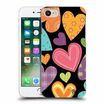 Husă pentru Apple iPhone 7 - Colored heart