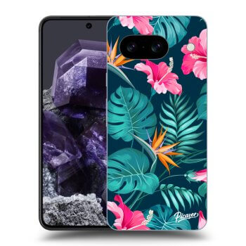 Husă pentru Google Pixel 8a - Pink Monstera