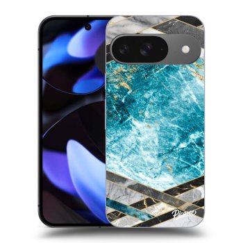 Husă pentru Google Pixel 9 - Blue geometry