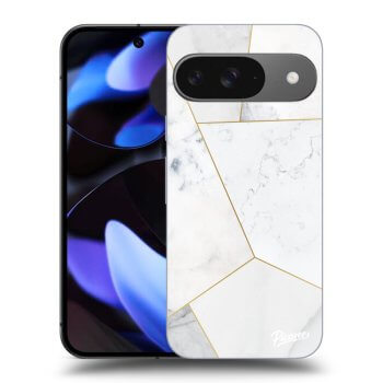 Husă pentru Google Pixel 9 - White tile