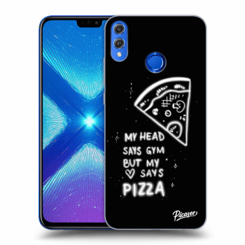 Picasee husă transparentă din silicon pentru Honor 8X - Pizza