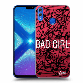 Picasee husă transparentă din silicon pentru Honor 8X - Bad girl