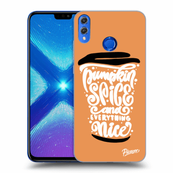 Husă pentru Honor 8X - Pumpkin coffee