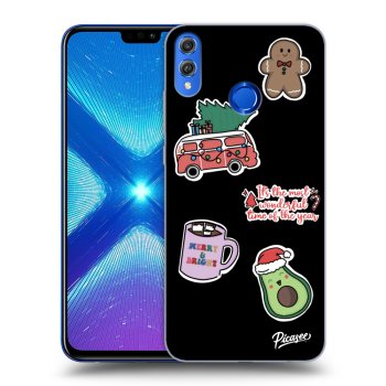 Husă pentru Honor 8X - Christmas Stickers