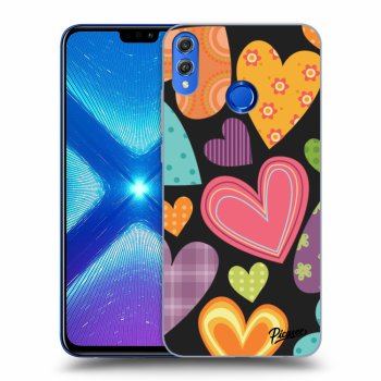 Husă pentru Honor 8X - Colored heart