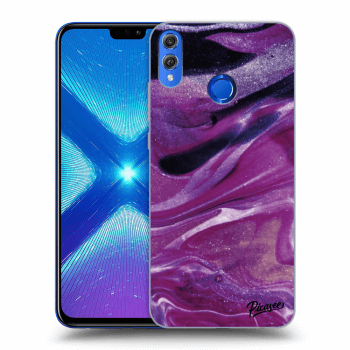 Husă pentru Honor 8X - Purple glitter