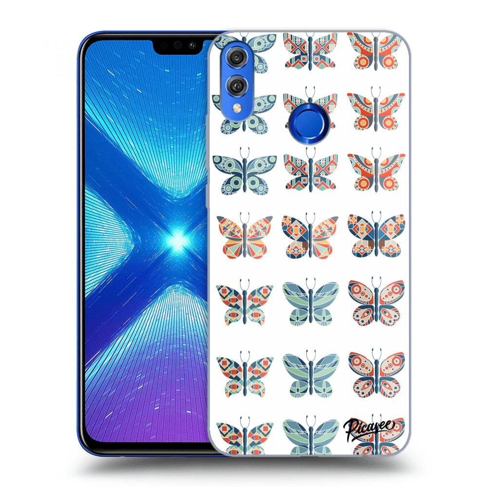 Picasee husă transparentă din silicon pentru Honor 8X - Butterflies