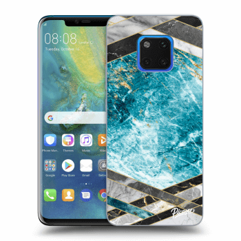 Husă pentru Huawei Mate 20 Pro - Blue geometry