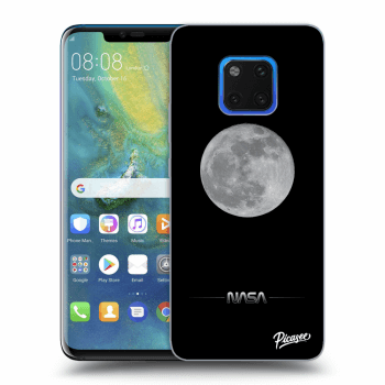Picasee husă neagră din silicon pentru Huawei Mate 20 Pro - Moon Minimal