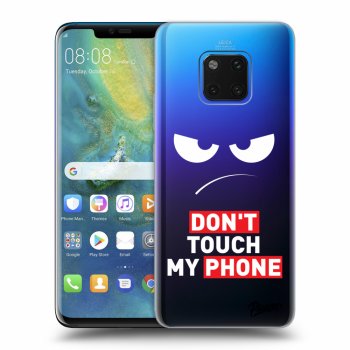 Husă pentru Huawei Mate 20 Pro - Angry Eyes - Transparent