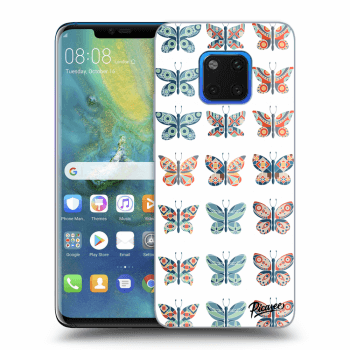 Picasee husă transparentă din silicon pentru Huawei Mate 20 Pro - Butterflies