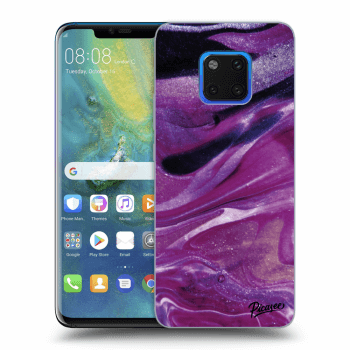 Husă pentru Huawei Mate 20 Pro - Purple glitter