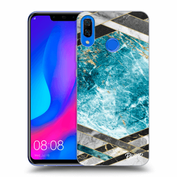 Husă pentru Huawei Nova 3 - Blue geometry