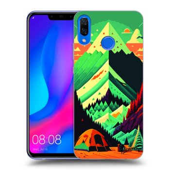 Picasee husă neagră din silicon pentru Huawei Nova 3 - Whistler