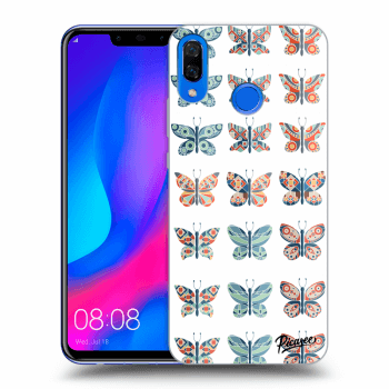 Picasee husă transparentă din silicon pentru Huawei Nova 3 - Butterflies
