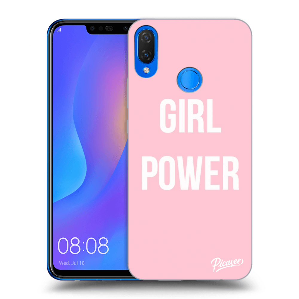 Picasee husă neagră din silicon pentru Huawei Nova 3i - Girl power