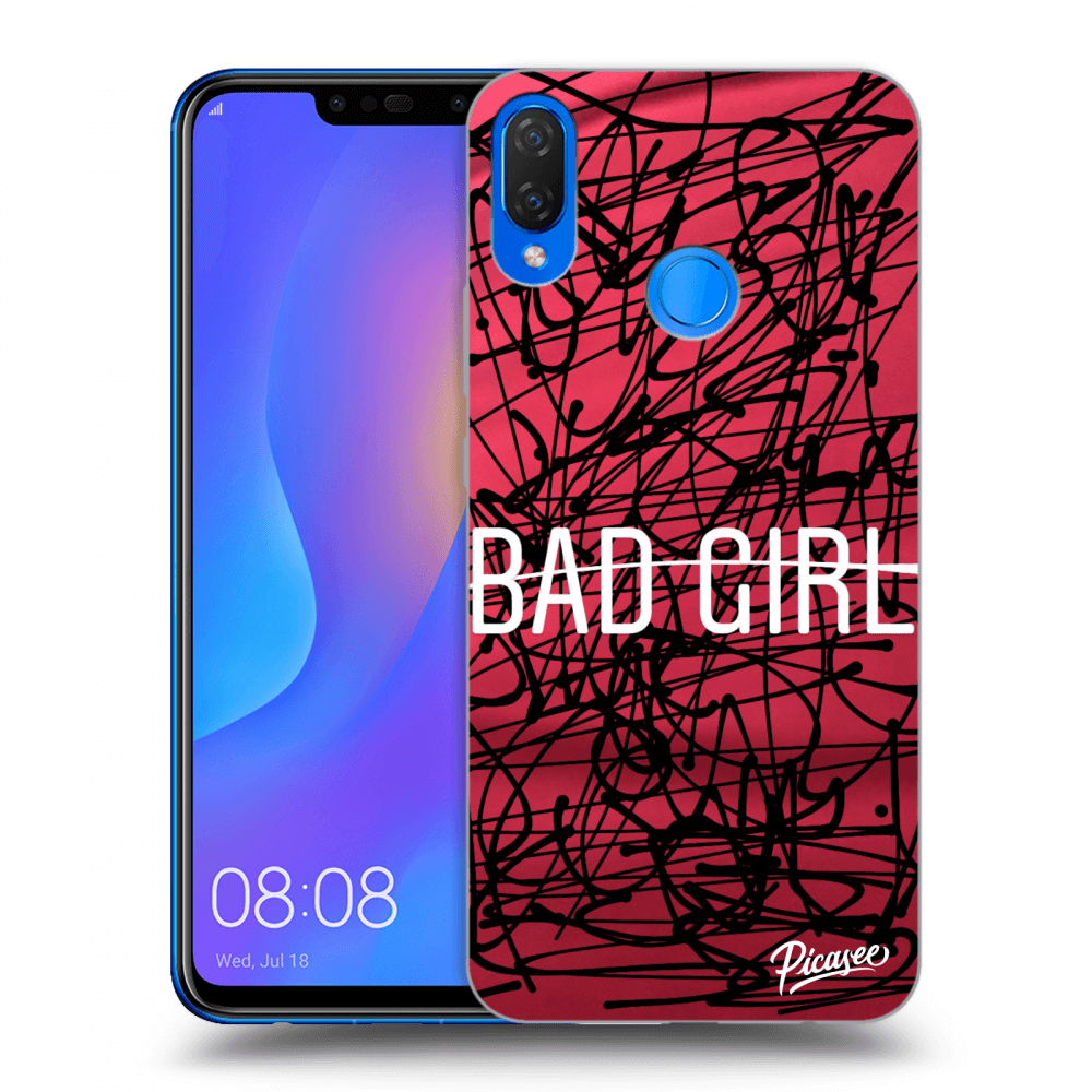 Picasee husă transparentă din silicon pentru Huawei Nova 3i - Bad girl