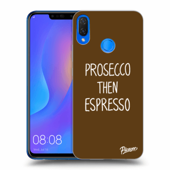 Picasee husă transparentă din silicon pentru Huawei Nova 3i - Prosecco then espresso