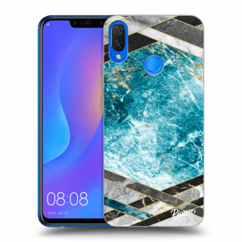 Husă pentru Huawei Nova 3i - Blue geometry
